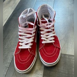 VANS Sk8-hi Racing Red W 9 M 7.5